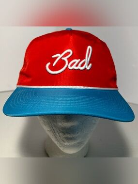 NWT Bad Birdie Florida Script Rope Golf Hat Snapback Black Pink Blue Birdie Rope Hat - Black/White – Bad Birdie main image 3